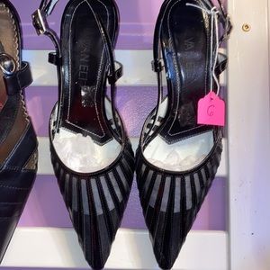 Ladies Shoes dress shoes Vaneli used Emmey Black 6M